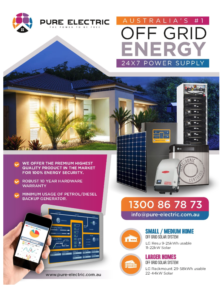 Pure Electric Off Grid Brochure