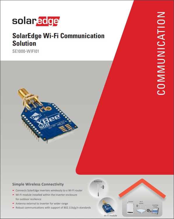 SolarEdge Wifi Solution Datasheet