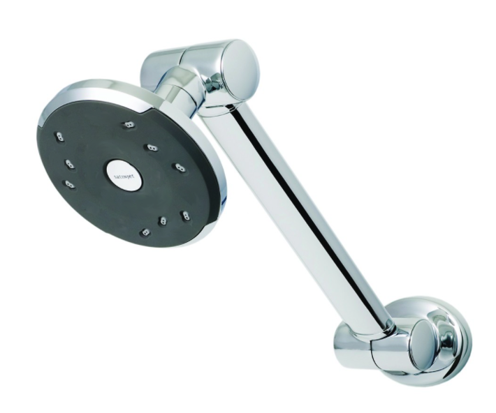 Methven Kiri Satinjet Graphite Low Flow Hi Rise Shower Dual Pivot Arm