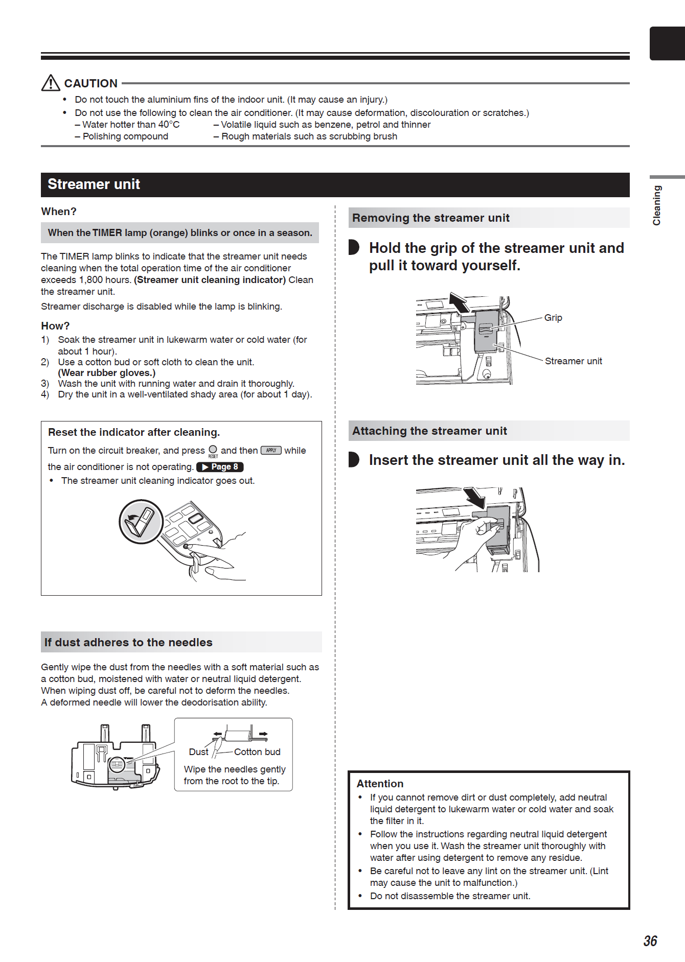 Daikin_US7_blinking_orange_light_streamer_unit