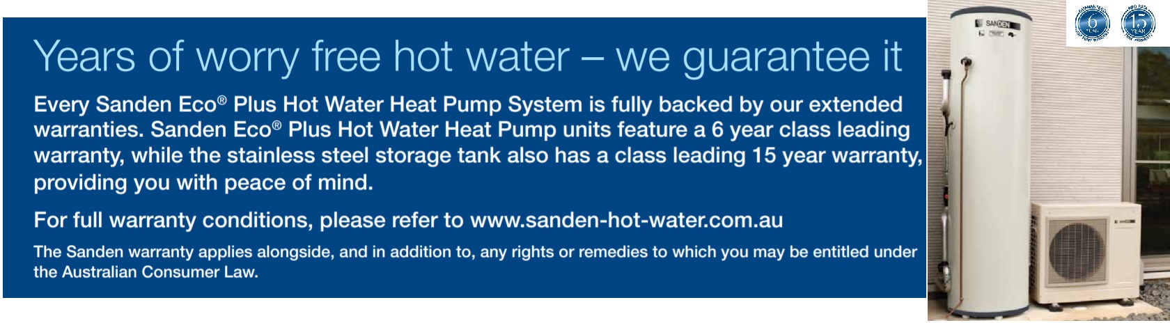 Sanden Eco Plus Heat Pump - Superior Features and Benefits
