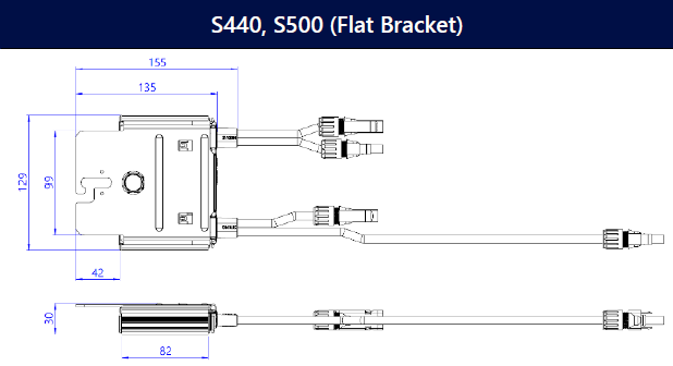 SolarEdge S440 Power Optimiser Specs Flat