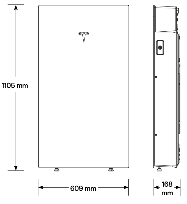 Tesla Powerwall 3 Expansion Mechanical Specifications AU May 2025