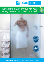 Sanden Eco Plus Heat Pump HWS EQTAQ Brochure