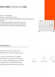 BYD Battery-Box Premium LVL 15.4 Datasheet v1.1