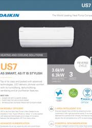 Daikin US7 NZ 2 Page Brochure 2020