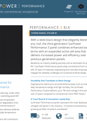 Sunpower Performance P3 BLK 370W Datasheet 