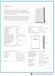 Tesla Powerwall AC Datasheet AU